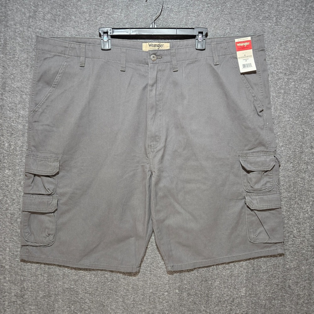 Wrangler Authentics Men's Sz 48  Premium Twill‎ Cargo Short Gray